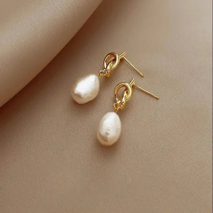 Boucle d'Oreille Perle d'Huitre