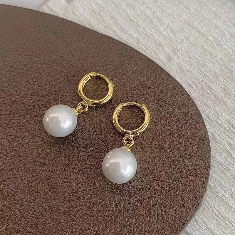 Boucle d'Oreille Perle Acier Inoxydable