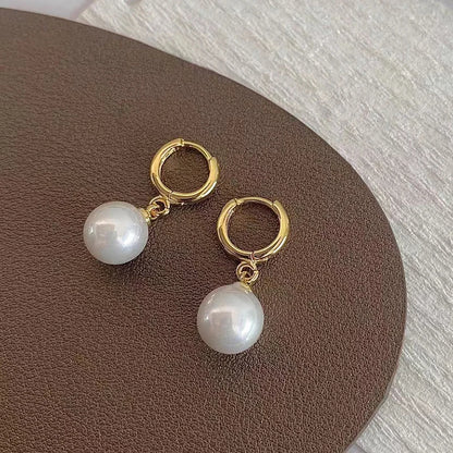 Boucle d'Oreille Perle Acier Inoxydable