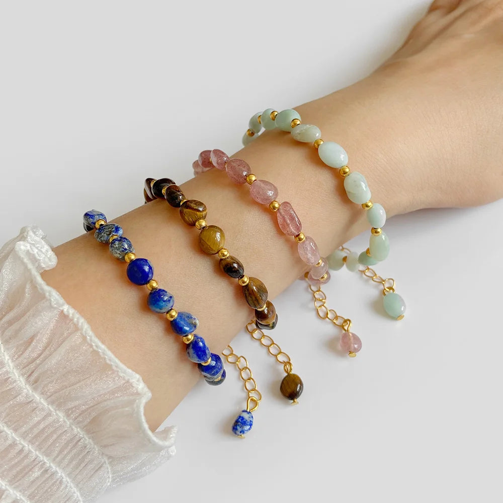 Bracelet Perle Marron