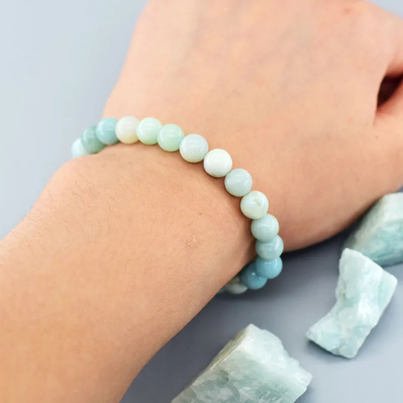 Bracelet Perle Amazonite