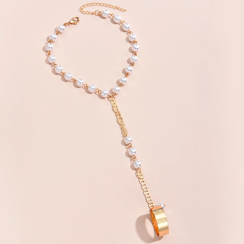 Bracelet Bague Perle