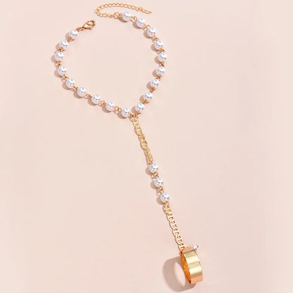 Bracelet Bague Perle