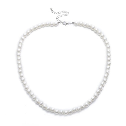 Collier Ras de Cou Perles Blanches