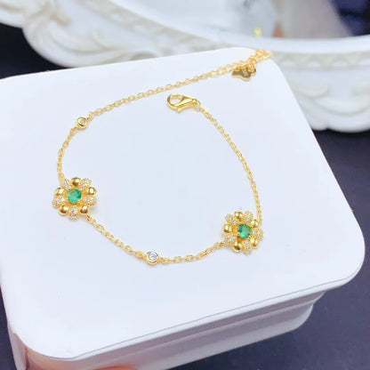 Bracelet Perle Emeraude