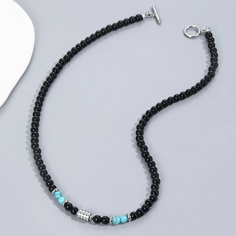 Collier Perle Noire Ras de Cou