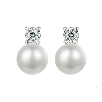 Boucle d'Oreille Perle Mariage