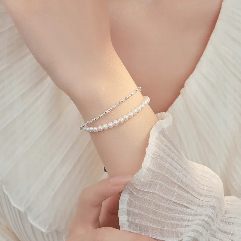 Bracelet Perle Double Rang