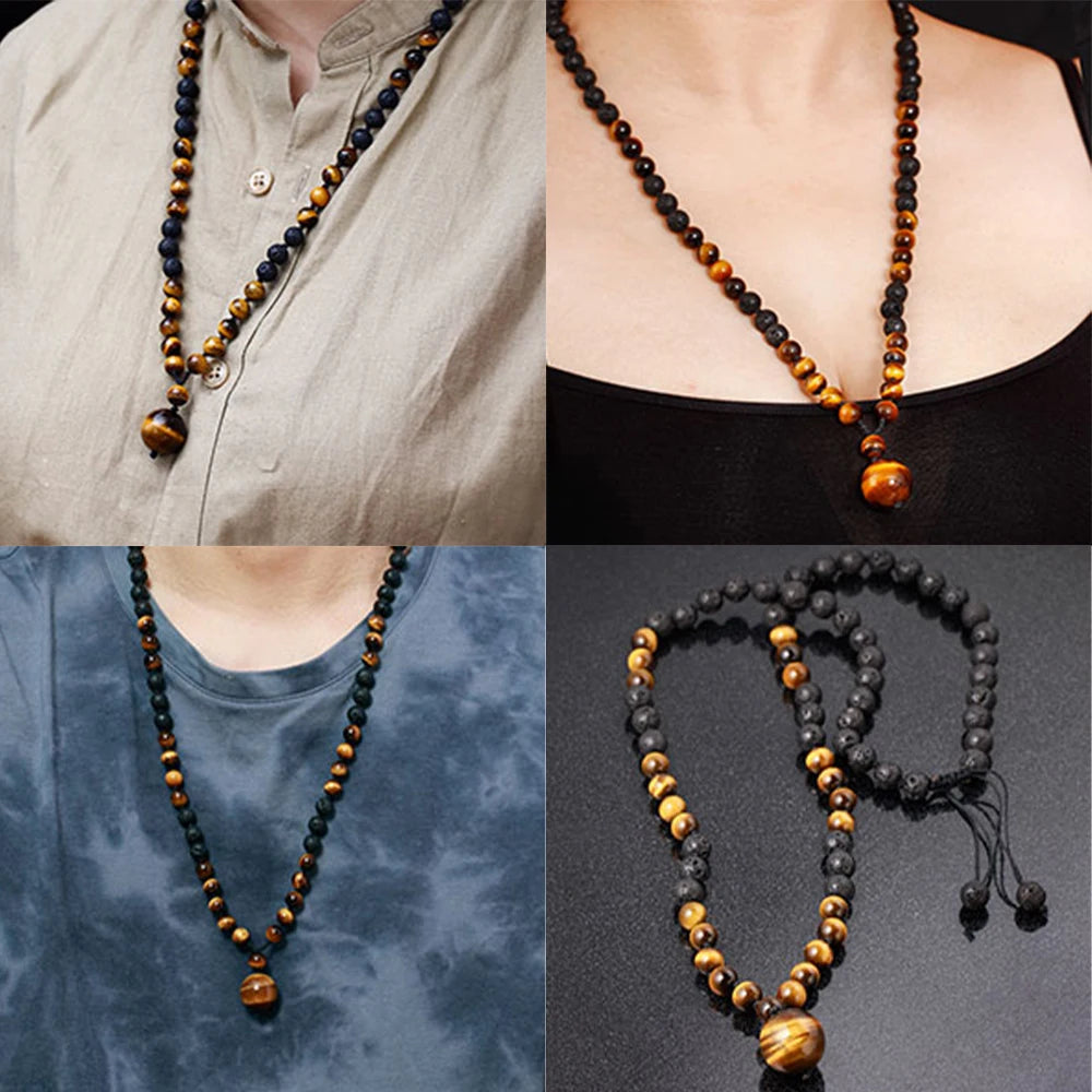 Collier Perle mode Homme