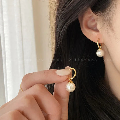 Boucle d'Oreille Perle Nacre