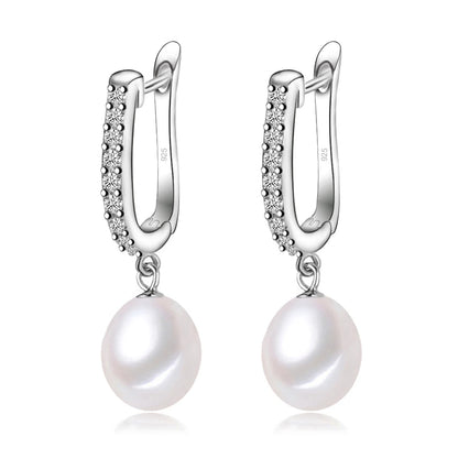 Boucle d'Oreille Perle Noire