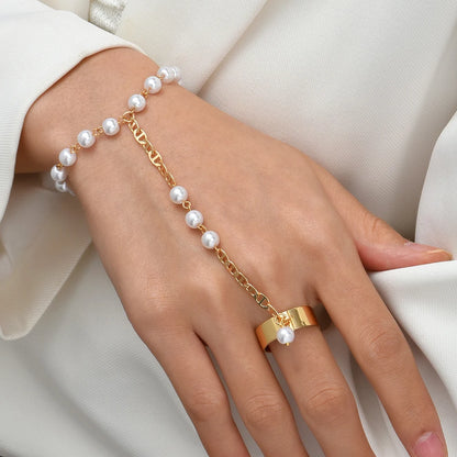 Bracelet Bague Perle