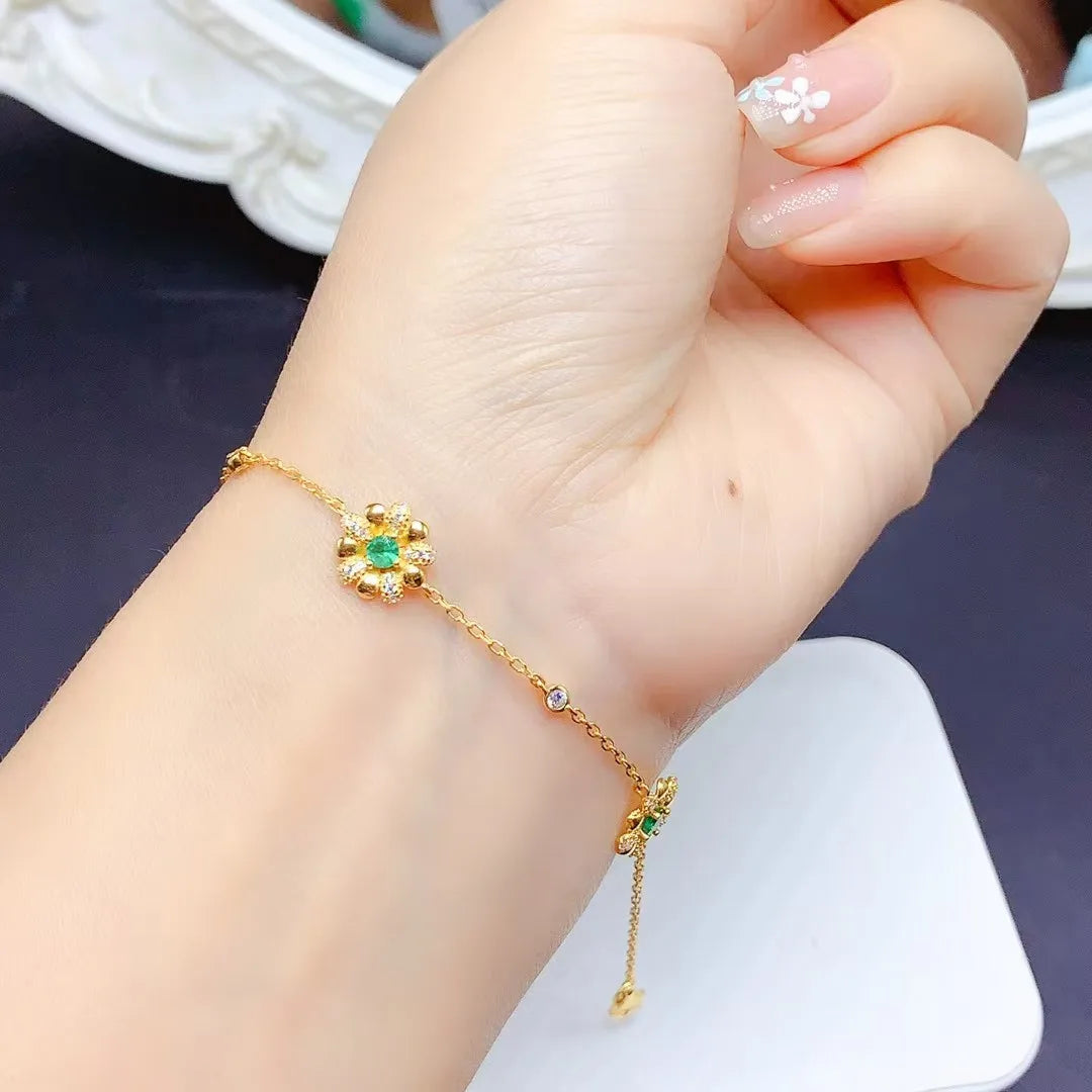 Bracelet Perle Emeraude