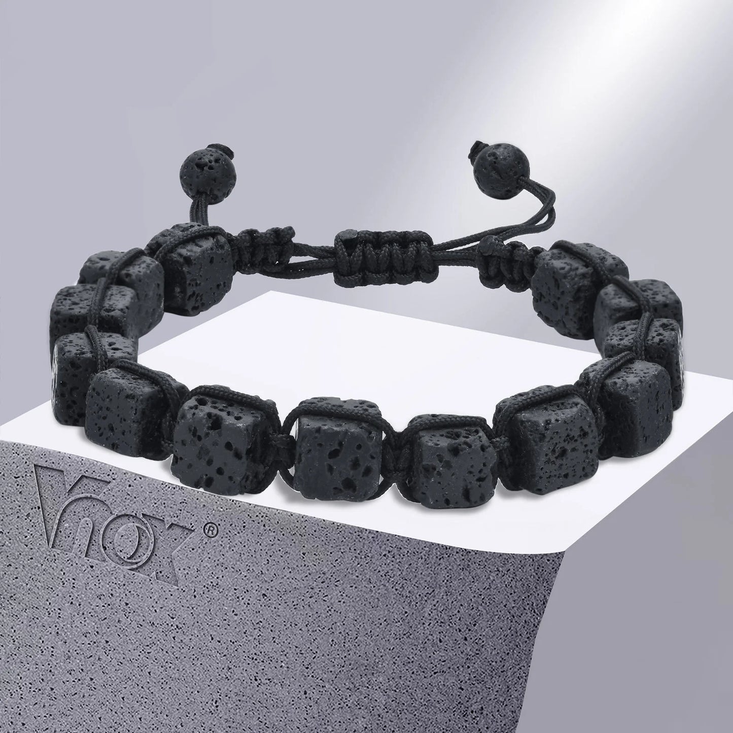 Bracelet Homme Perle Volcanique