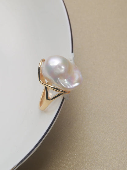 Bague Perle Baroque