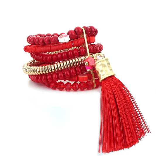 Bracelet Perle et Pompon
