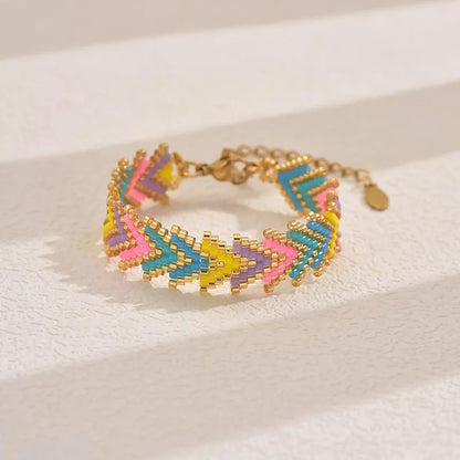 Bracelet en Perle Tissé