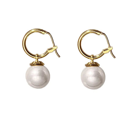 Boucle d'Oreille Perle Nacre