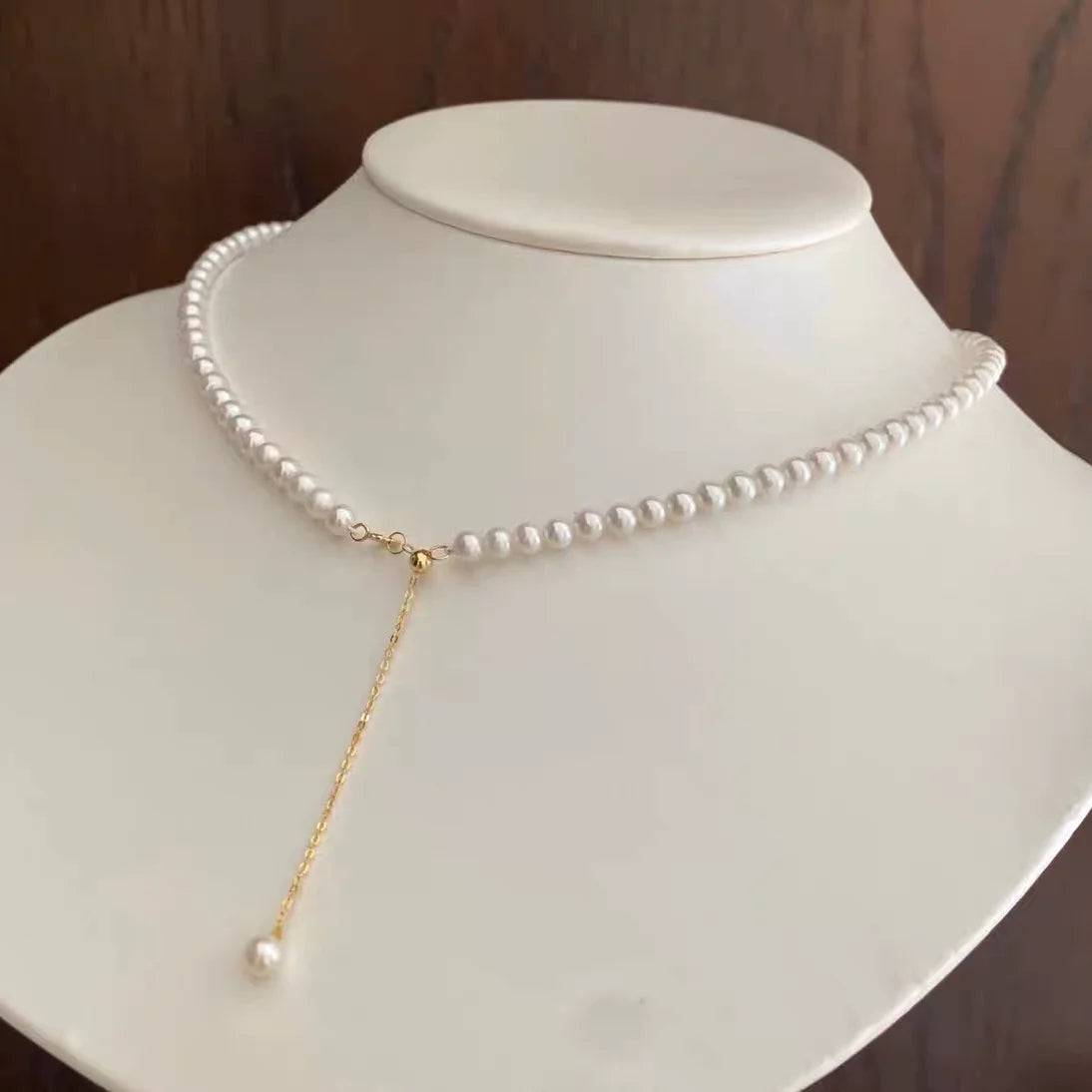 Collier Fin Perles