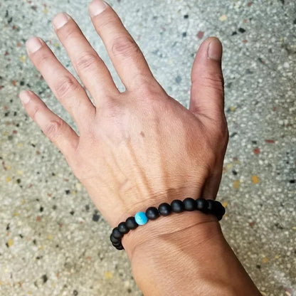 Bracelet Homme Perle Onyx