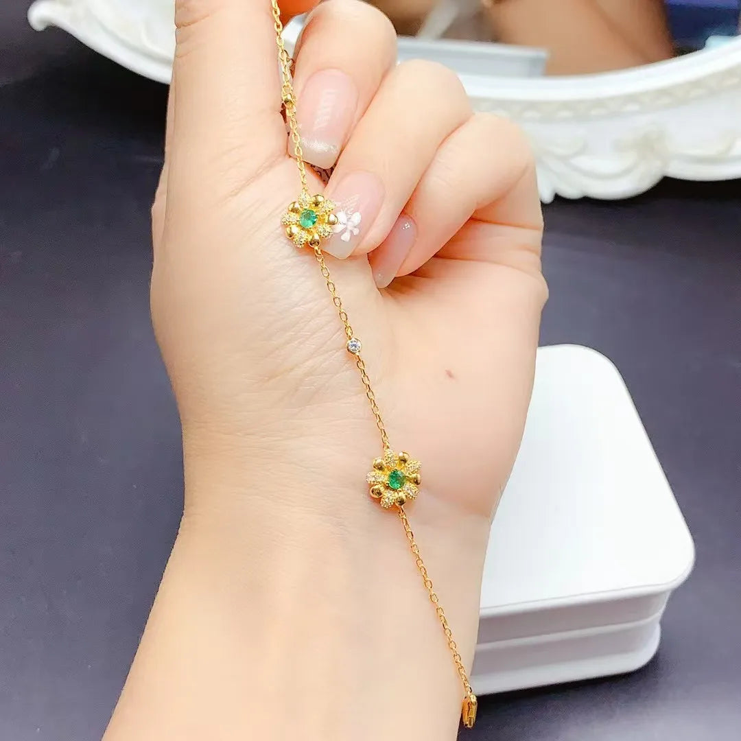 Bracelet Perle Emeraude