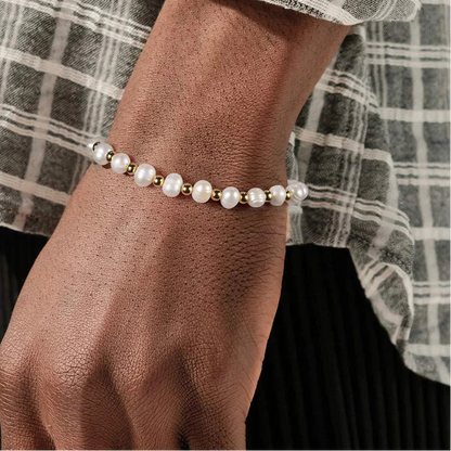 Bracelet Perle Blanche