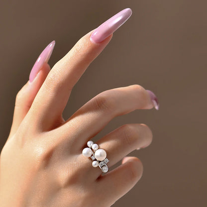 Bague Perle Moderne