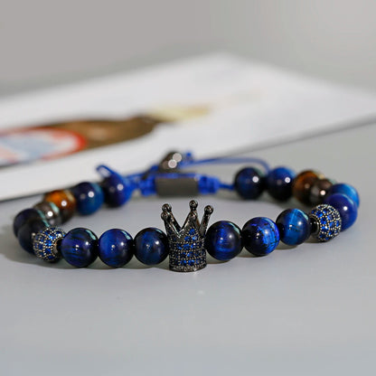 Bracelet Perle Homme Oeil de Tigre