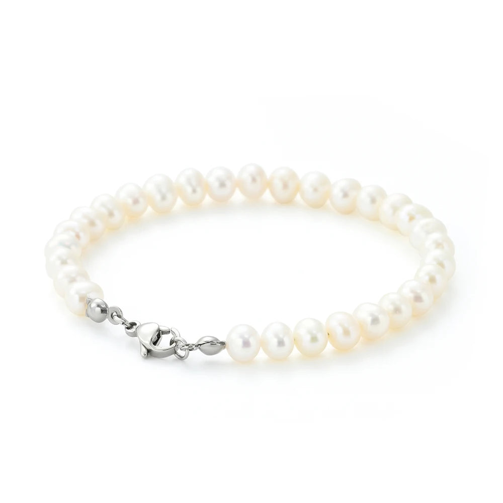 bracelet perle ivoire
