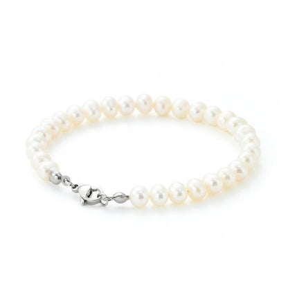bracelet perle ivoire