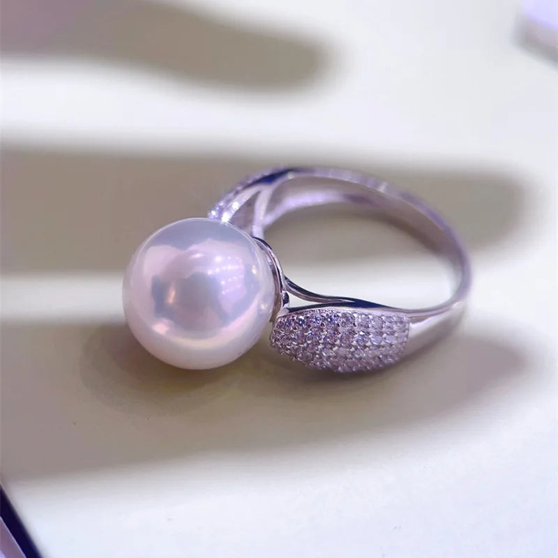 Bague Fiancaille Perle