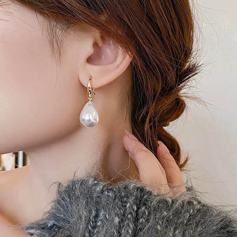 Boucle d'Oreille Perle de Majorque
