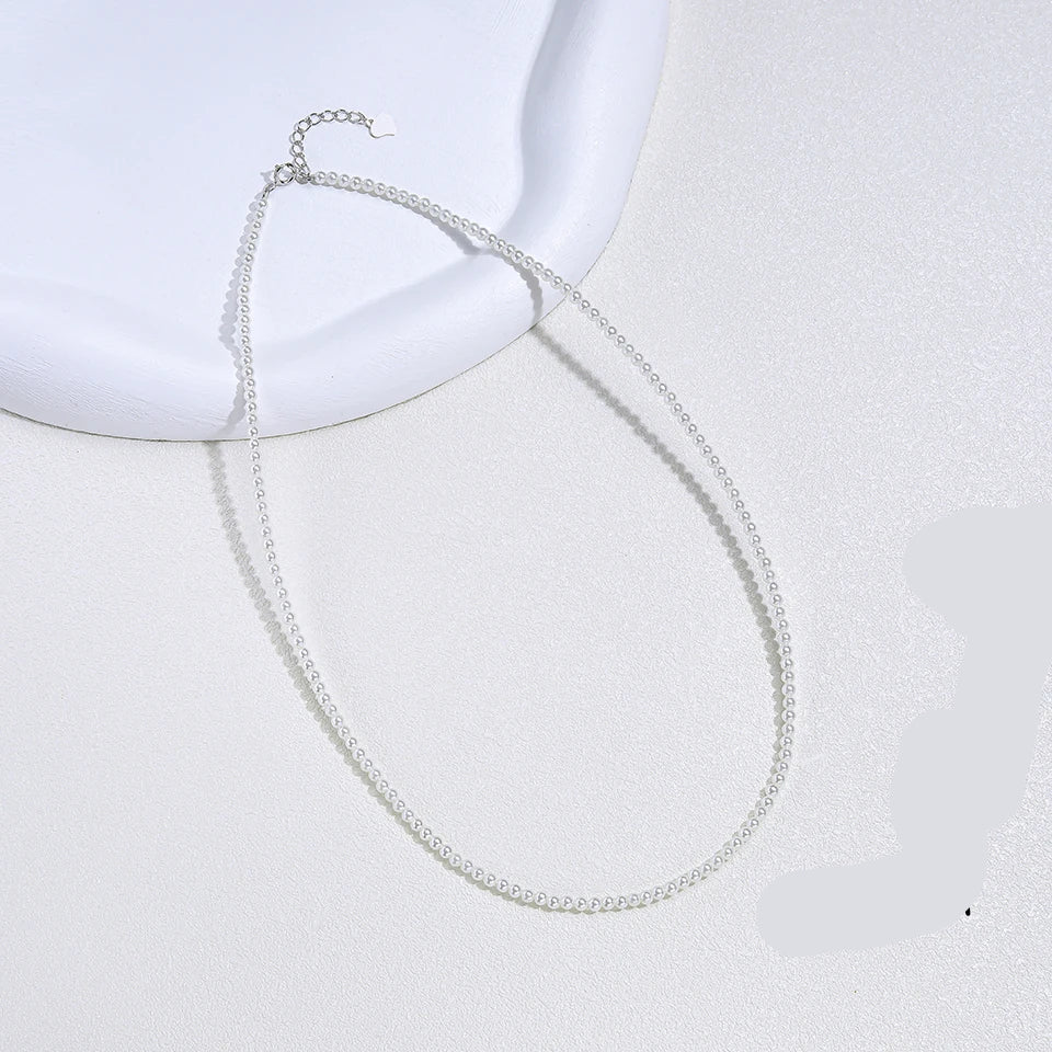 Collier Perle Fine Ras de Cou