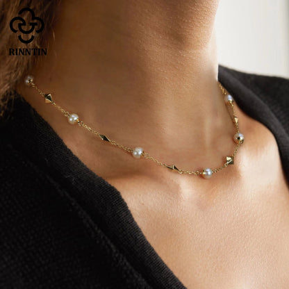Collier Perle et Chaine