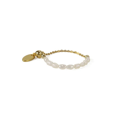 Bague Chaine Perle