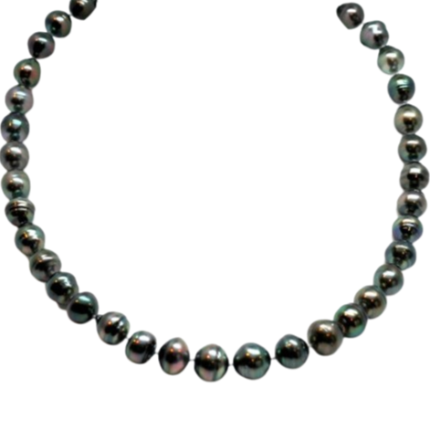 Collier Perle Noire Tahiti
