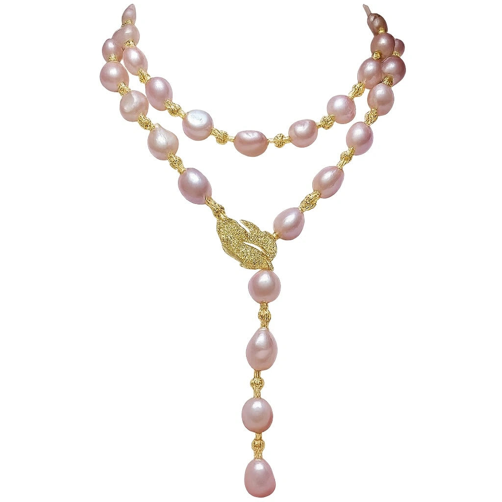 Collier Perle Rose