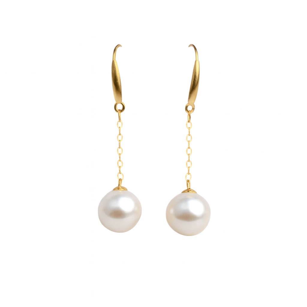 Boucle d'Oreille Perle de Culture Or 750