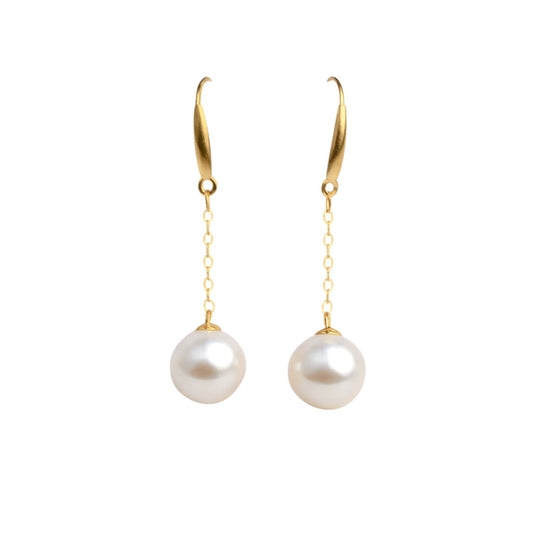 Boucle d'Oreille Perle de Culture Or 750