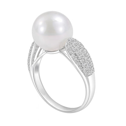 Bague Fiancaille Perle