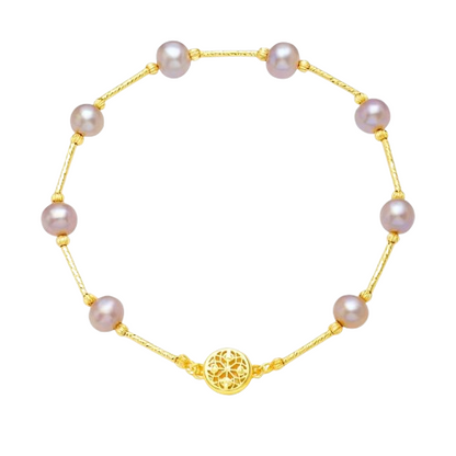 Bracelet Or et Perles de Culture