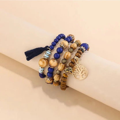 Bracelet Perle Bois Femme
