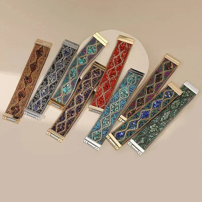 Bracelet Manchette Perles