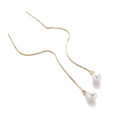 Boucle d'Oreille Imitation Perle de Culture