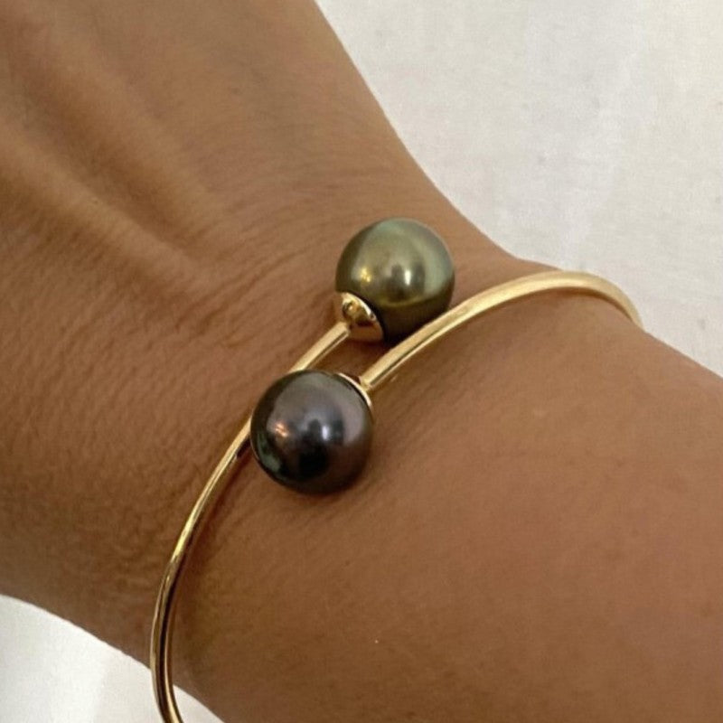 Bracelet Jonc Perle de Tahiti