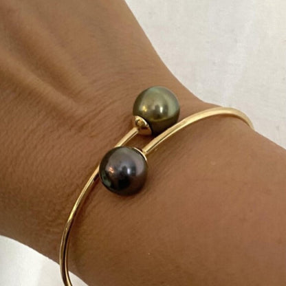 Bracelet Jonc Perle de Tahiti
