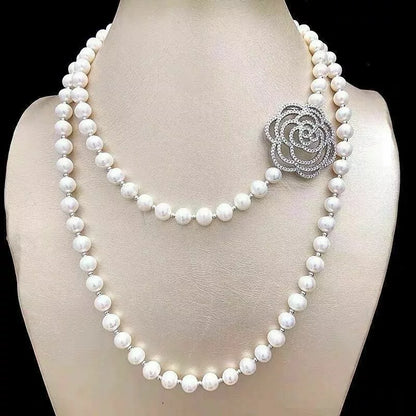 Collier Perle Fleur