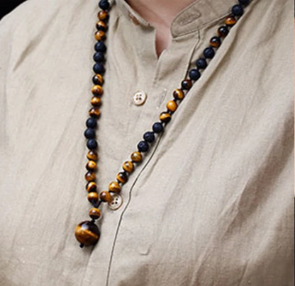 Collier Perle mode Homme